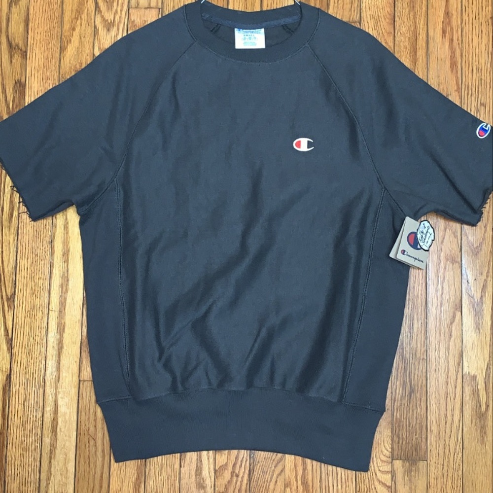 Men’s champion cut sleeve crew neck sweater